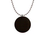 Geometric Abstract Pattern Line 1  Button Necklace