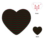 Geometric Abstract Pattern Line Playing Cards Single Design (Heart)