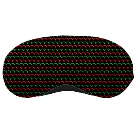 Geometric Abstract Pattern Line Sleep Mask from ArtsNow.com Front