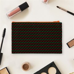 Geometric Abstract Pattern Line Cosmetic Bag (Medium) from ArtsNow.com Back