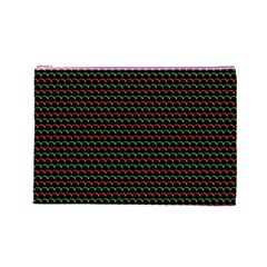 Geometric Abstract Pattern Line Cosmetic Bag (Large) from ArtsNow.com Front