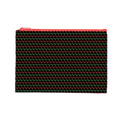 Geometric Abstract Pattern Line Cosmetic Bag (Large) from ArtsNow.com Front