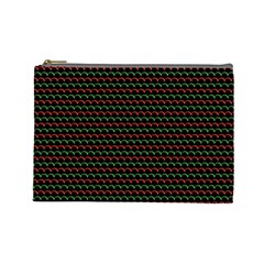 Geometric Abstract Pattern Line Cosmetic Bag (Large) from ArtsNow.com Front