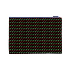 Geometric Abstract Pattern Line Cosmetic Bag (Large) from ArtsNow.com Back