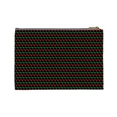 Geometric Abstract Pattern Line Cosmetic Bag (Large) from ArtsNow.com Back