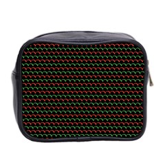 Geometric Abstract Pattern Line Mini Toiletries Bag (Two Sides) from ArtsNow.com Back