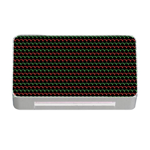 Geometric Abstract Pattern Line Memory Card Reader with CF from ArtsNow.com Front