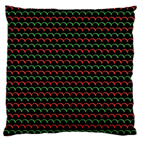 Geometric Abstract Pattern Line Large Cushion Case (One Side) from ArtsNow.com Front