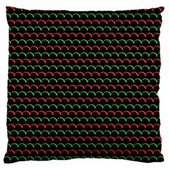 Geometric Abstract Pattern Line Large Cushion Case (Two Sides) from ArtsNow.com Back