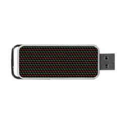 Geometric Abstract Pattern Line Portable USB Flash (Two Sides) from ArtsNow.com Front