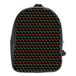 Geometric Abstract Pattern Line School Bag (XL)