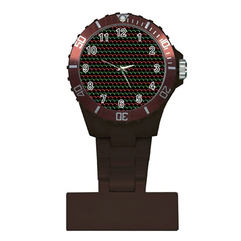 Geometric Abstract Pattern Line Plastic Nurses Watch from ArtsNow.com Front