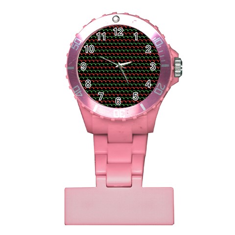 Geometric Abstract Pattern Line Plastic Nurses Watch from ArtsNow.com Front