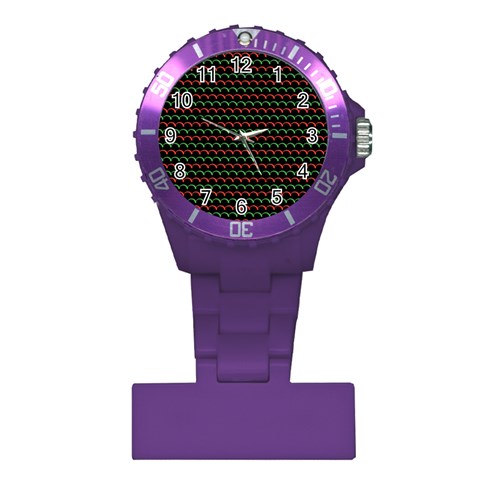 Geometric Abstract Pattern Line Plastic Nurses Watch from ArtsNow.com Front