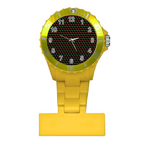 Geometric Abstract Pattern Line Plastic Nurses Watch from ArtsNow.com Front