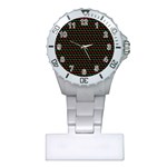 Geometric Abstract Pattern Line Plastic Nurses Watch