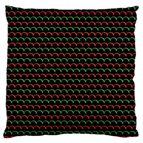 Geometric Abstract Pattern Line Standard Premium Plush Fleece Cushion Case (One Side) from ArtsNow.com Front