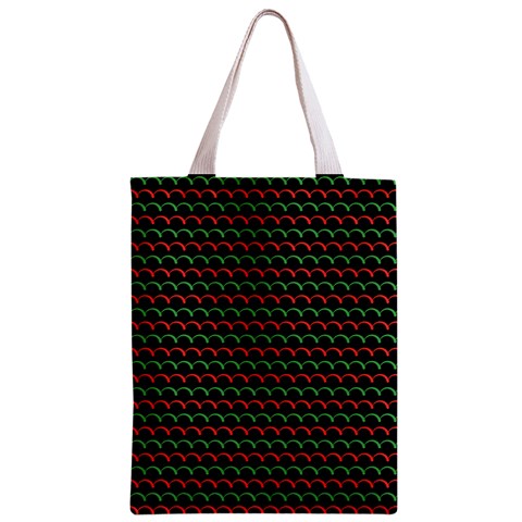 Geometric Abstract Pattern Line Zipper Classic Tote Bag from ArtsNow.com Front