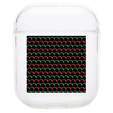 Geometric Abstract Pattern Line Soft TPU AirPods 1/2 Case from ArtsNow.com Front