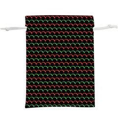 Geometric Abstract Pattern Line Lightweight Drawstring Pouch (XL) from ArtsNow.com Front