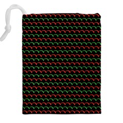 Geometric Abstract Pattern Line Drawstring Pouch (5XL) from ArtsNow.com Back