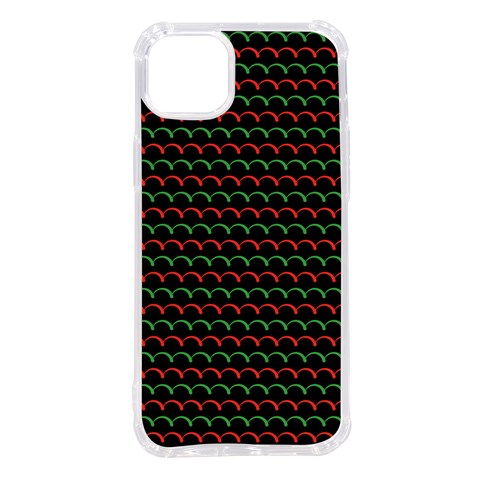 Geometric Abstract Pattern Line iPhone 14 Plus TPU UV Print Case from ArtsNow.com Front