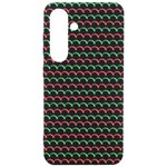 Geometric Abstract Pattern Line Samsung Galaxy S24 6.2 Inch Black TPU UV Case