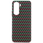 Geometric Abstract Pattern Line Samsung Galaxy S24 Plus 6.7 Inch Black TPU UV Case