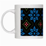 Flower Pattern Flora Floral Seamless White Mug