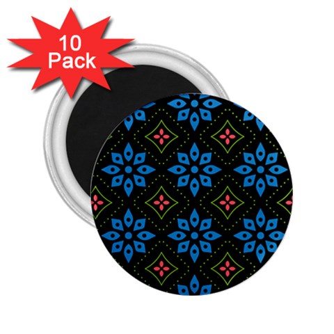 Flower Pattern Flora Floral Seamless 2.25  Magnets (10 pack)  from ArtsNow.com Front