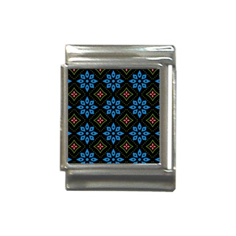 Flower Pattern Flora Floral Seamless Italian Charm (13mm) from ArtsNow.com Front