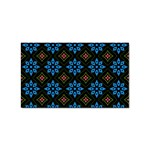 Flower Pattern Flora Floral Seamless Sticker (Rectangular)