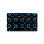 Flower Pattern Flora Floral Seamless Magnet (Name Card)