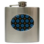 Flower Pattern Flora Floral Seamless Hip Flask (6 oz)