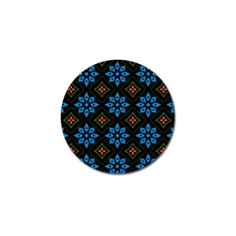 Flower Pattern Flora Floral Seamless Golf Ball Marker (4 pack) from ArtsNow.com Front