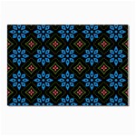 Flower Pattern Flora Floral Seamless Postcard 4 x 6  (Pkg of 10)