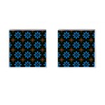 Flower Pattern Flora Floral Seamless Cufflinks (Square)