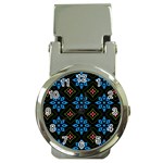 Flower Pattern Flora Floral Seamless Money Clip Watches