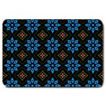 Flower Pattern Flora Floral Seamless Large Doormat