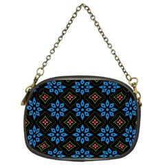 Flower Pattern Flora Floral Seamless Chain Purse (Two Sides) from ArtsNow.com Back