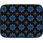 Flower Pattern Flora Floral Seamless Fleece Blanket (Mini)