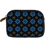 Flower Pattern Flora Floral Seamless Digital Camera Leather Case