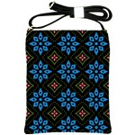 Flower Pattern Flora Floral Seamless Shoulder Sling Bag