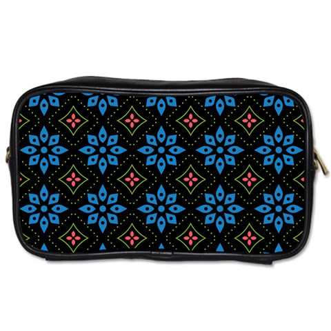 Flower Pattern Flora Floral Seamless Toiletries Bag (One Side) from ArtsNow.com Front