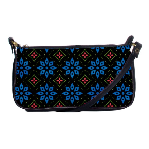 Flower Pattern Flora Floral Seamless Shoulder Clutch Bag from ArtsNow.com Front