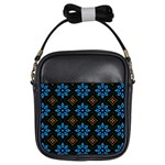 Flower Pattern Flora Floral Seamless Girls Sling Bag