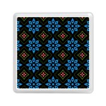 Flower Pattern Flora Floral Seamless Memory Card Reader (Square)