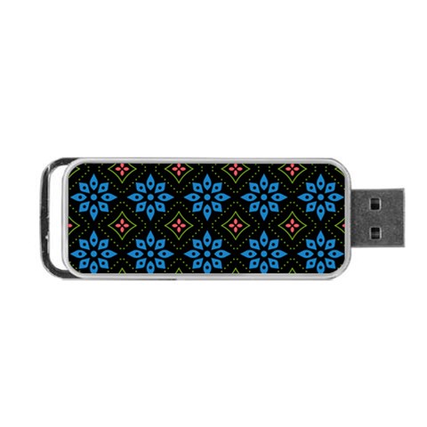 Flower Pattern Flora Floral Seamless Portable USB Flash (Two Sides) from ArtsNow.com Back