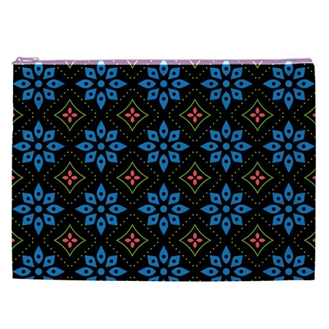 Flower Pattern Flora Floral Seamless Cosmetic Bag (XXL) from ArtsNow.com Front