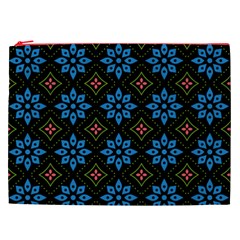 Flower Pattern Flora Floral Seamless Cosmetic Bag (XXL) from ArtsNow.com Front